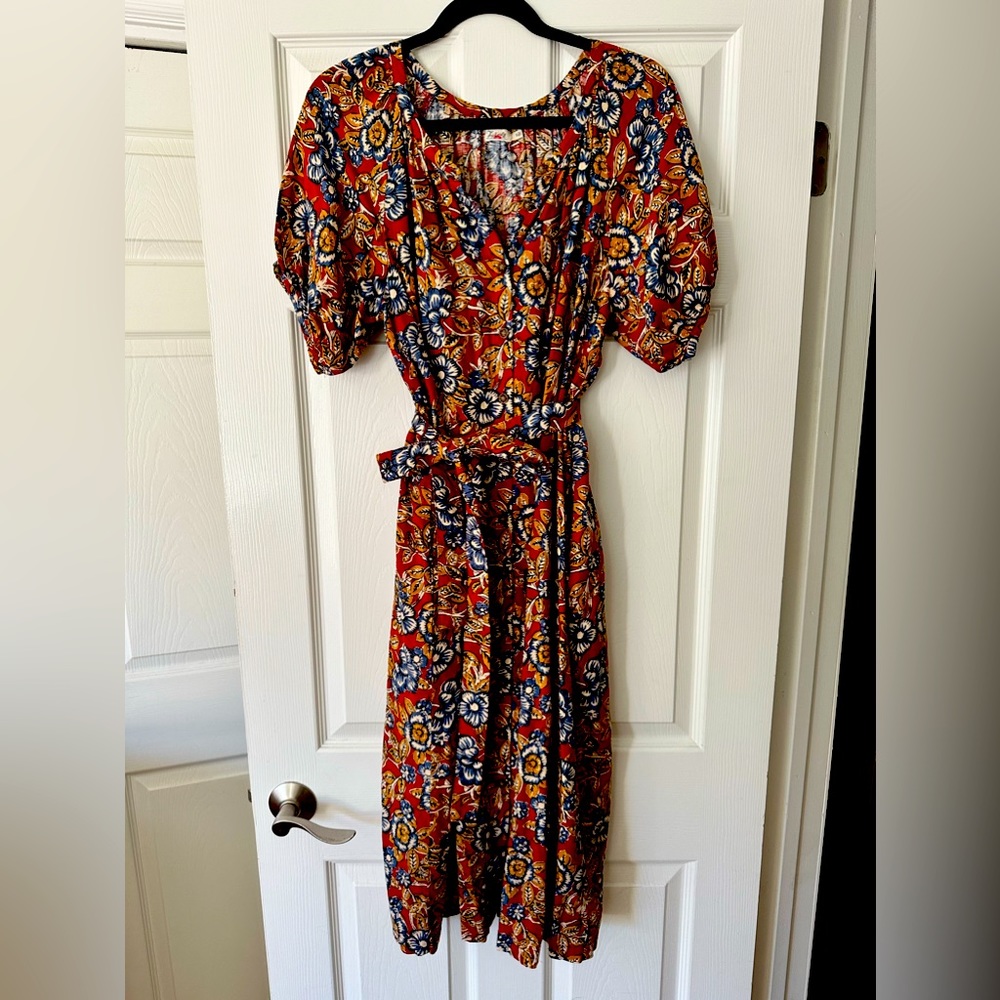 Faherty Camel Dress
